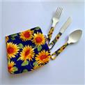 Sunflower Bamboo Cutlery click to view